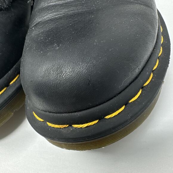 Dr Doc Martens Boots Womens 5 Black 1460 Pascal Soft Leather Combat - Picture 9 of 9